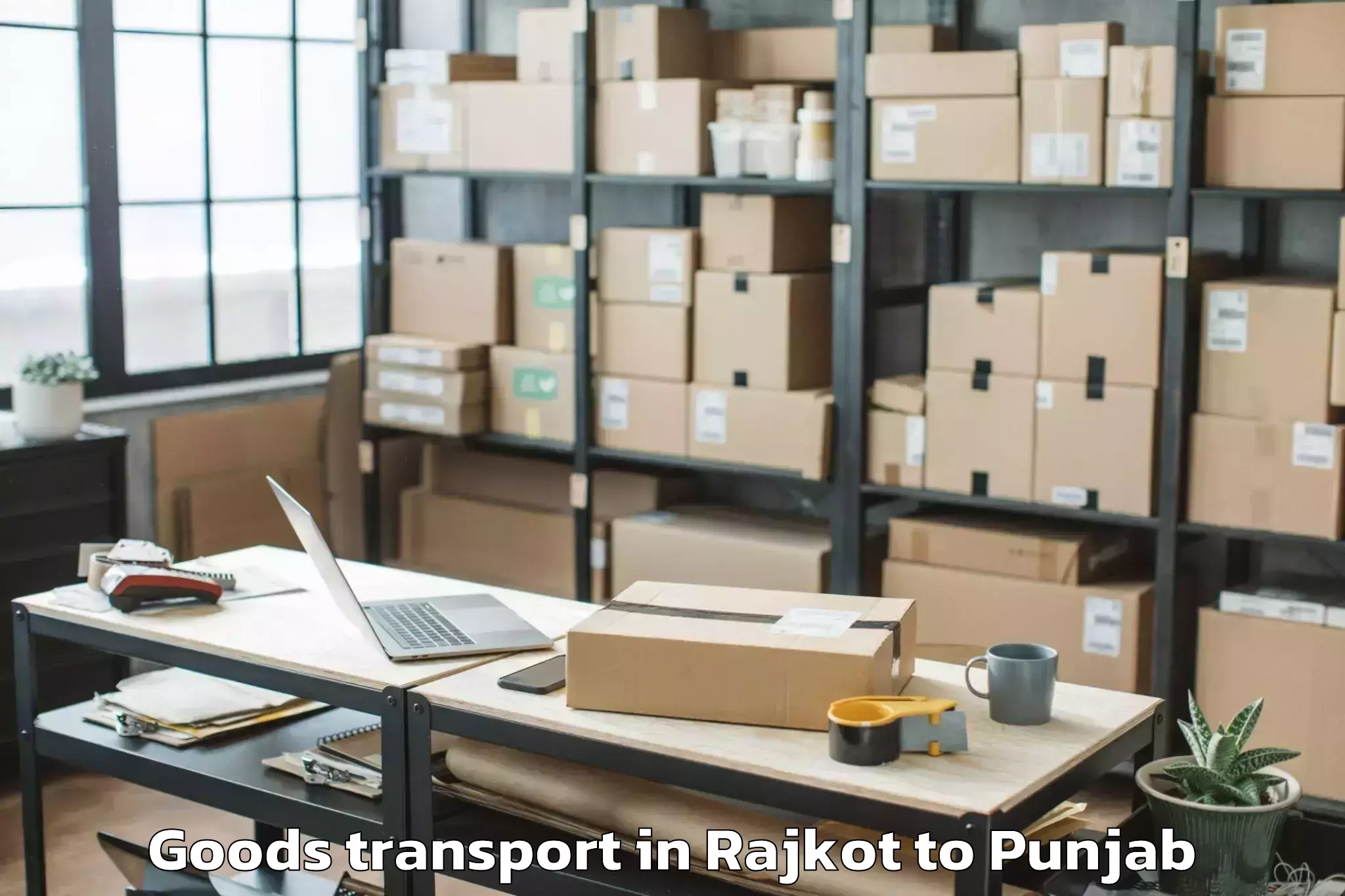 Expert Rajkot to Bhogpur Goods Transport